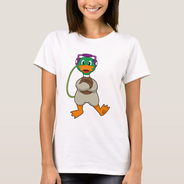 T-shirt Musique du casque (Devant)