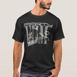 T-SHIRT MUSIQUE FÊTE EDM ALLUMÉE