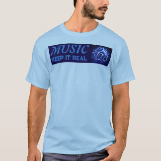 T-shirt MUSIQUE - Gardez les pieds sur terre 