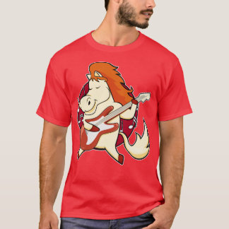 T-shirt Musique hippique avec guitare