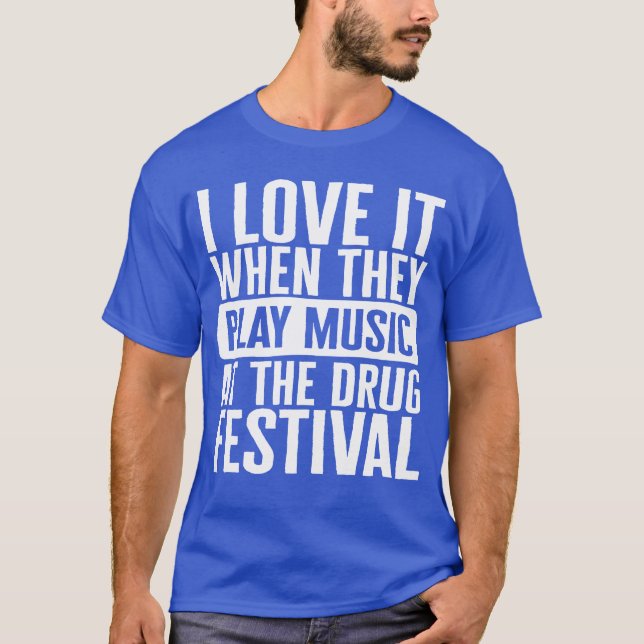 T-shirt Musique J'aime quand ils jouent de la musique en c (Devant)