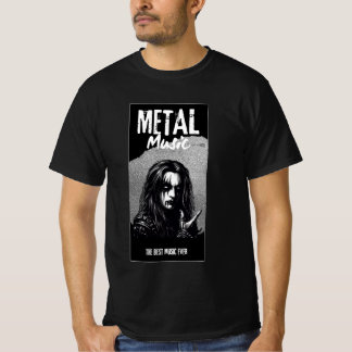 T-shirt Musique métallique