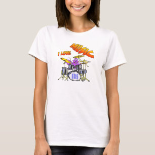 T-shirt Musique Octopus Womens Circle Top