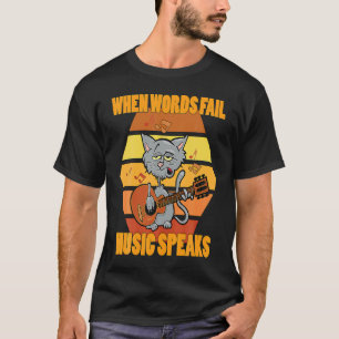 T-shirt Musique Parle Chanson Chant Rockband Musicien Musi