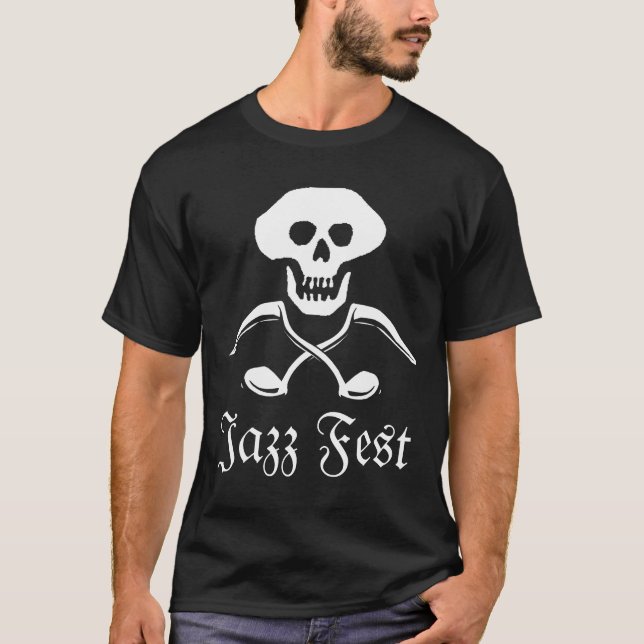T-shirt Musique pirate, Festival de Jazz (Devant)