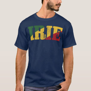 T-shirt Musique Reggae Irie Jamaïque Rétro Vintage Rasta R