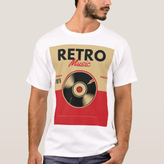T-shirt Musique rétro