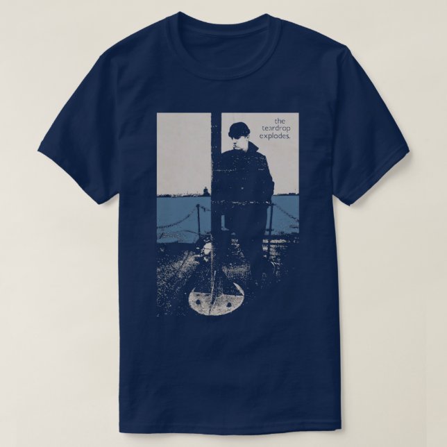 T-shirt Musique Rétro La Teardrop Explose Ventilateurs De  (Design devant)