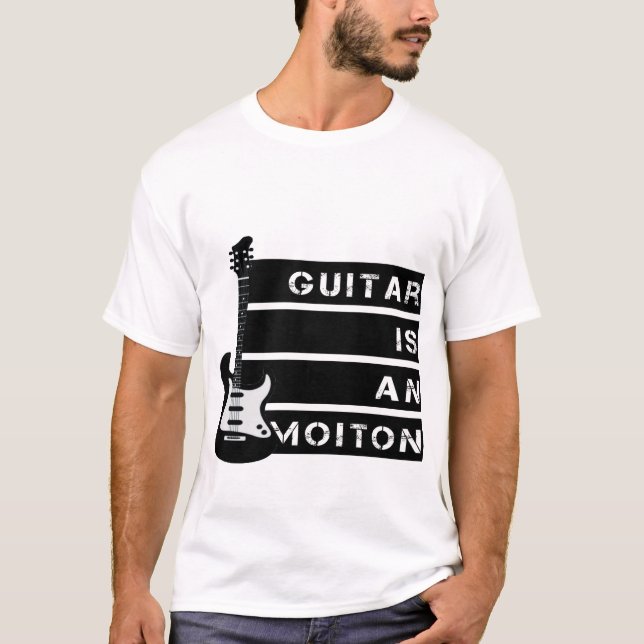 T-shirt Musique Rock Guitare Pour Guitaristes Retro Duo (Devant)