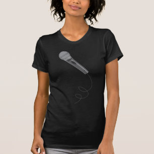 T-shirt Musique saine audio de ~ de Mike de microphone