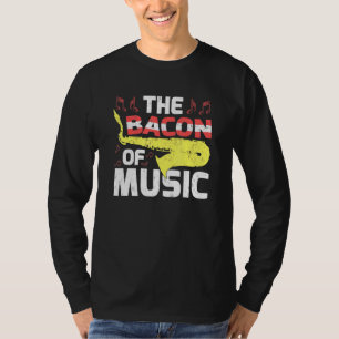 T-shirt Musique Saxophone Le Bacon De La Musique