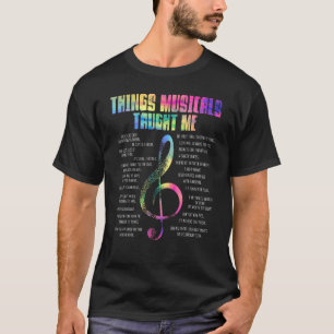 T-shirt Musique Théâtre Choses comédies musicales J'ai app