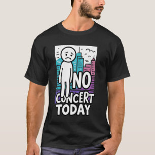 T-shirt Musique triste de stick figure Concert Amateurs Pa