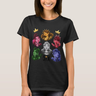 T-shirt Musique Vintage Six Reines Le Cadeau Musical Musiq