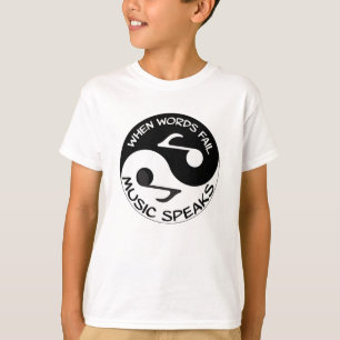 T-shirt Musique Yin yang