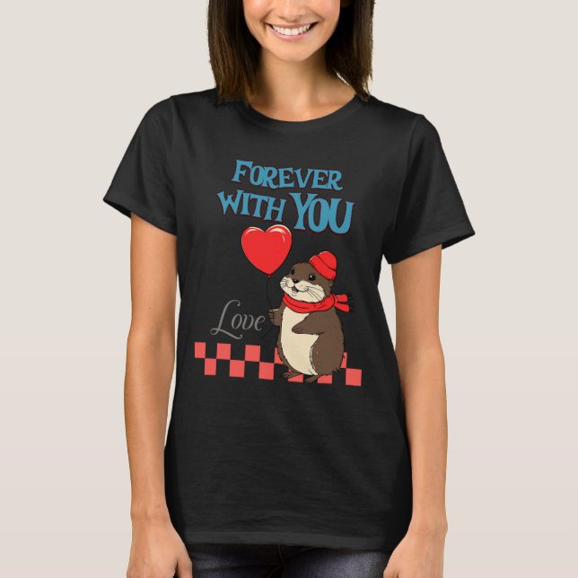 T-shirt Muskrat Love Forever With You  (Devant)