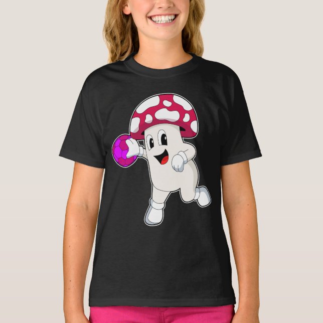 T-shirt Musroom Handball player Handball (Devant)