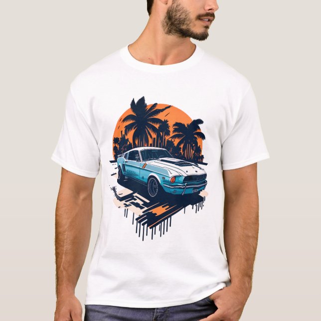 T-shirt Mustang 1969 (Devant)