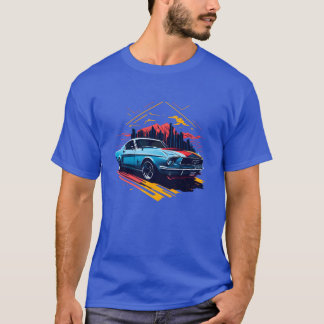 T-shirt Mustang Classic Car gift
