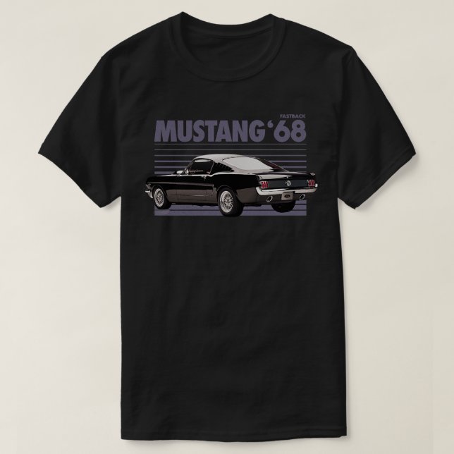 T-SHIRT MUSTANG FASTBACK (Design devant)