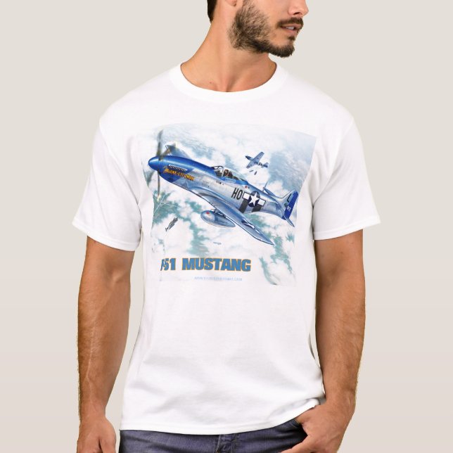 T-shirt Mustang P-51 (Devant)