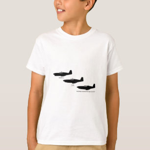T-shirt Mustang P-51 nord-américain de la deuxième guerr