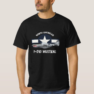 T-shirt Mustang P-51D nord-américain