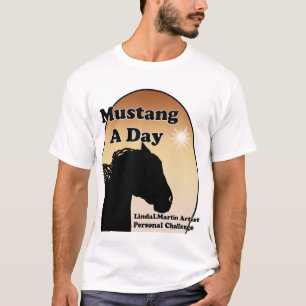 T-shirt Mustang un défi personnel de jour