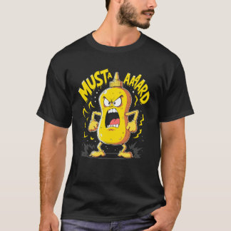 T-shirt Mustard Bottle Scream Funny Condiment Rap Humor