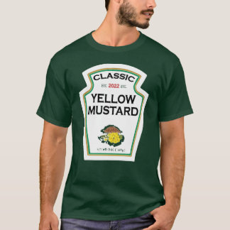 T-shirt Mustard Jaune do-it-yourself Costume Halloween Gro