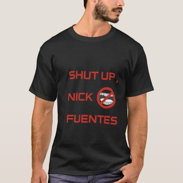 T-shirt “Mute Nick Fuentes” (Devant)