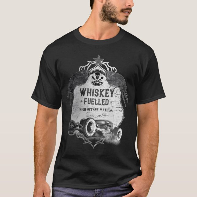 T-shirt Mutilation alimentée par whiskey (Devant)