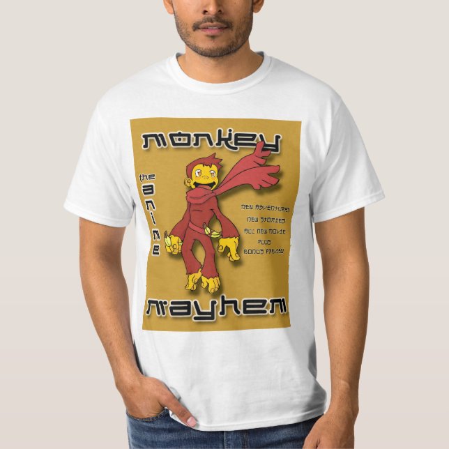 T-shirt Mutilation de singe (Devant)