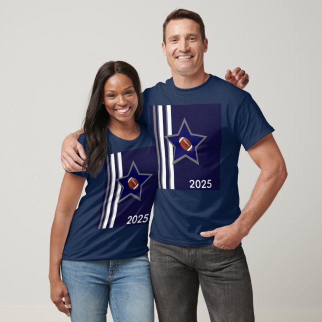 T-shirt MVB Team Spirit Fan 2025 Star Football- Texas (Unisexe)