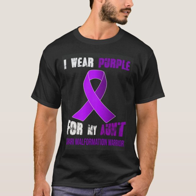 T-SHIRT MY AUNT  MY CHIARI MALFORMATION WARRIOR (Devant)