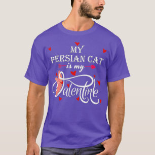 T-shirt My Cat Is My Valentine Valentines Day Cat et Kitt