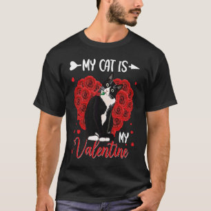 T-shirt My Cat Is My Valentine Valentine's Day Kitten