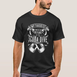 T-shirt My Favorite Thing To Do Is Scuba Diving 1