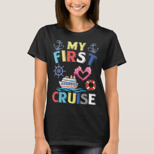 T-shirt My First Cruise Hommes Femmes filles et garçons Cr