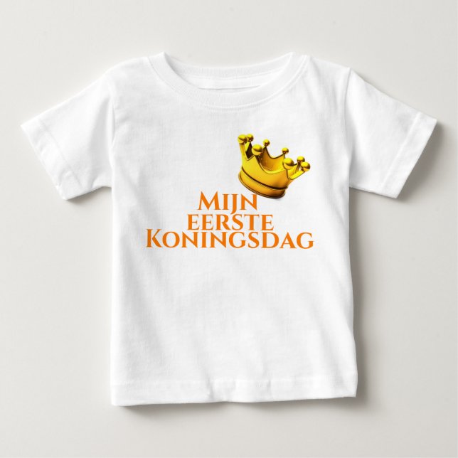 T-shirt my first king day. (Front)