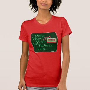 T-shirt My Holiday Jams Funny Christmas Cartoon Slogan