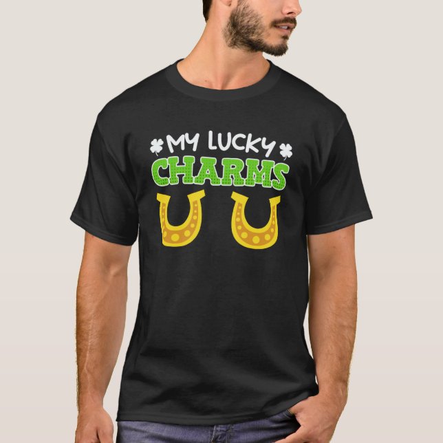 T-shirt My Lucky Charms St Patrick's Day (Devant)