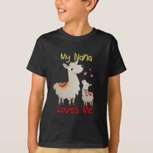 T-shirt My Nana Me Love Llama