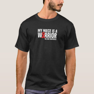 T-shirt My Niece is a Warrior HIV AIDS Awareness