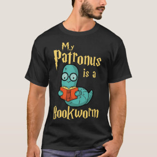 T-shirt My Patronus Is A Bookworm - Funny Book Lover Cadea