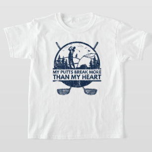 T-shirt My Putts Bref Plus Drôle Cadeaux De Golf