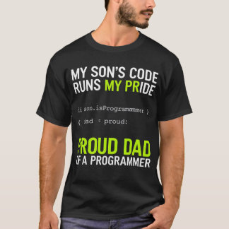 T-shirt My Son’s Code Runs My Pride