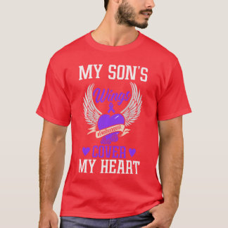 T-shirt My Sons Wings Cover My Heart Overdose Awareness Lo