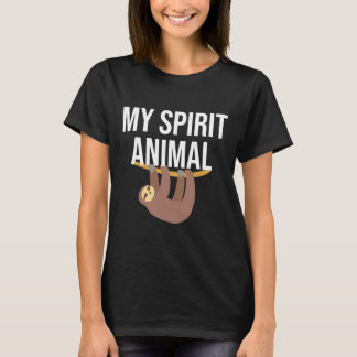 T-shirt My Spirit Animal Lazy Sloth Funny