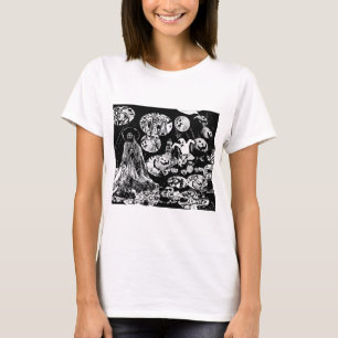 T-shirt My super haloween (Black and White Art)